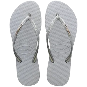 HAVAIANAS SLIM SPARKLE II - ICE GREY