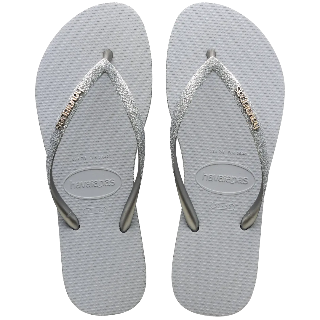 HAVAIANAS SLIM SPARKLE II - ICE GREY