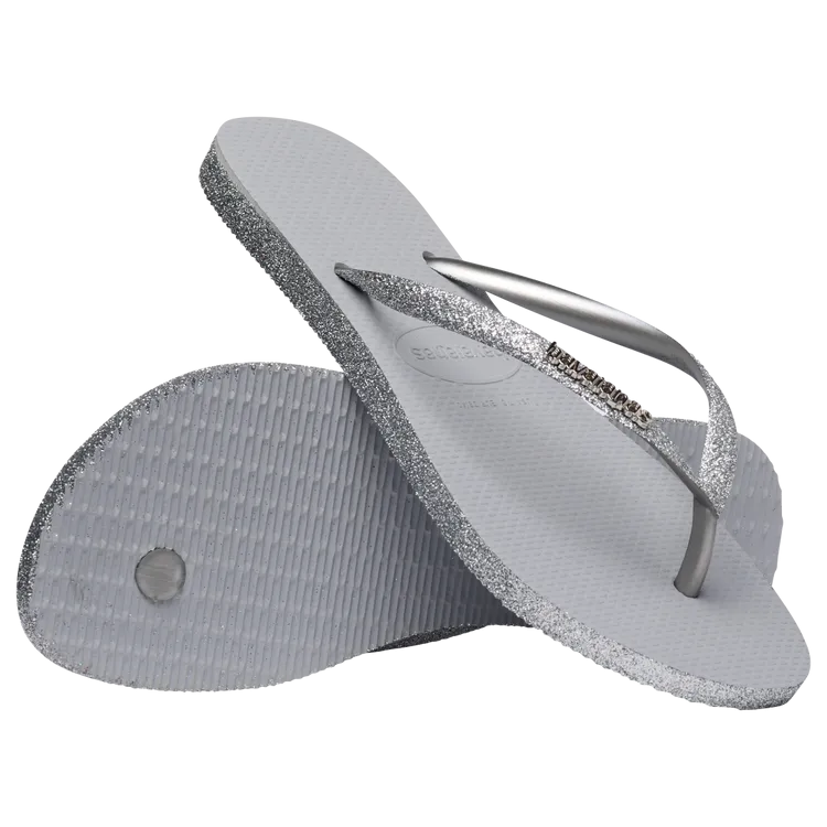 HAVAIANAS SLIM SPARKLE II - ICE GREY