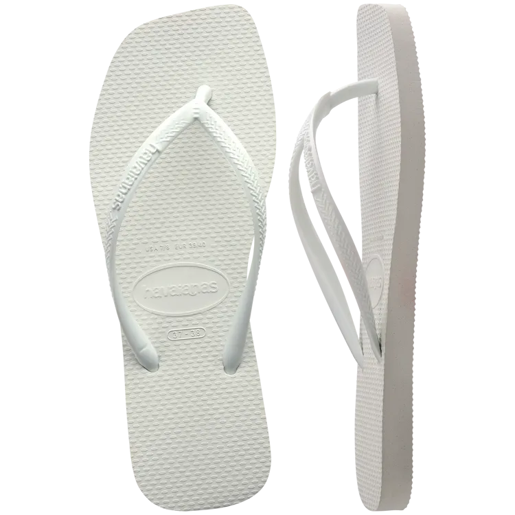 HAVAIANAS SLIM SQUARE  - WHITE