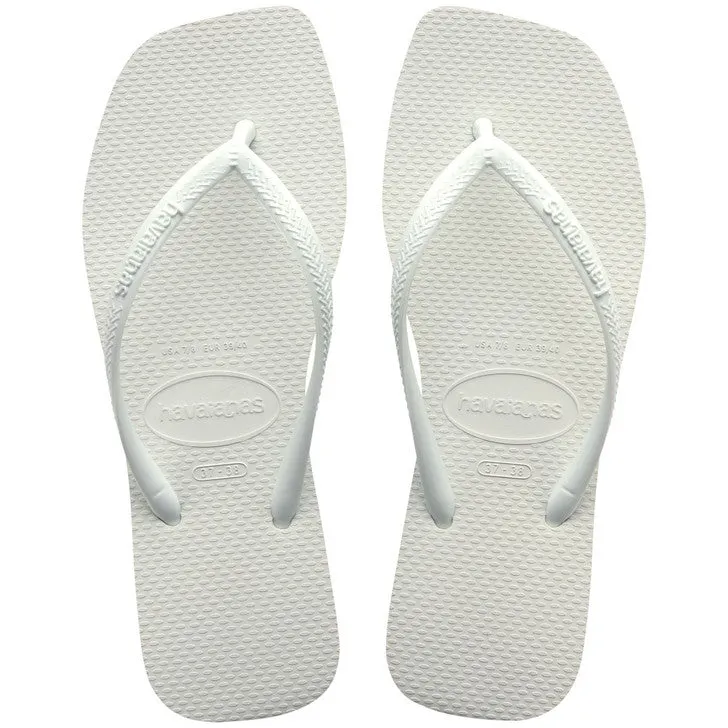 HAVAIANAS SLIM SQUARE  - WHITE