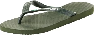 Havaianas Top Brasil Logo, Comfortable, Durable and Lightweight Flip-Flops, with Non-Slip Sole, Brazilian Flag on the Straps, Adults Unisex