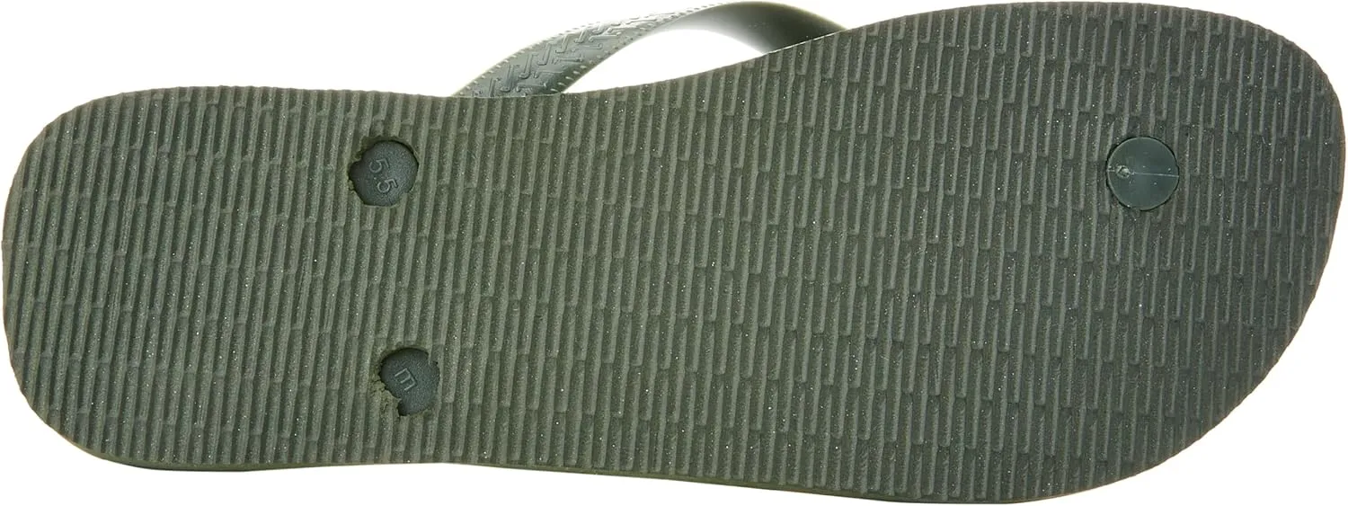 Havaianas Top Brasil Logo, Comfortable, Durable and Lightweight Flip-Flops, with Non-Slip Sole, Brazilian Flag on the Straps, Adults Unisex
