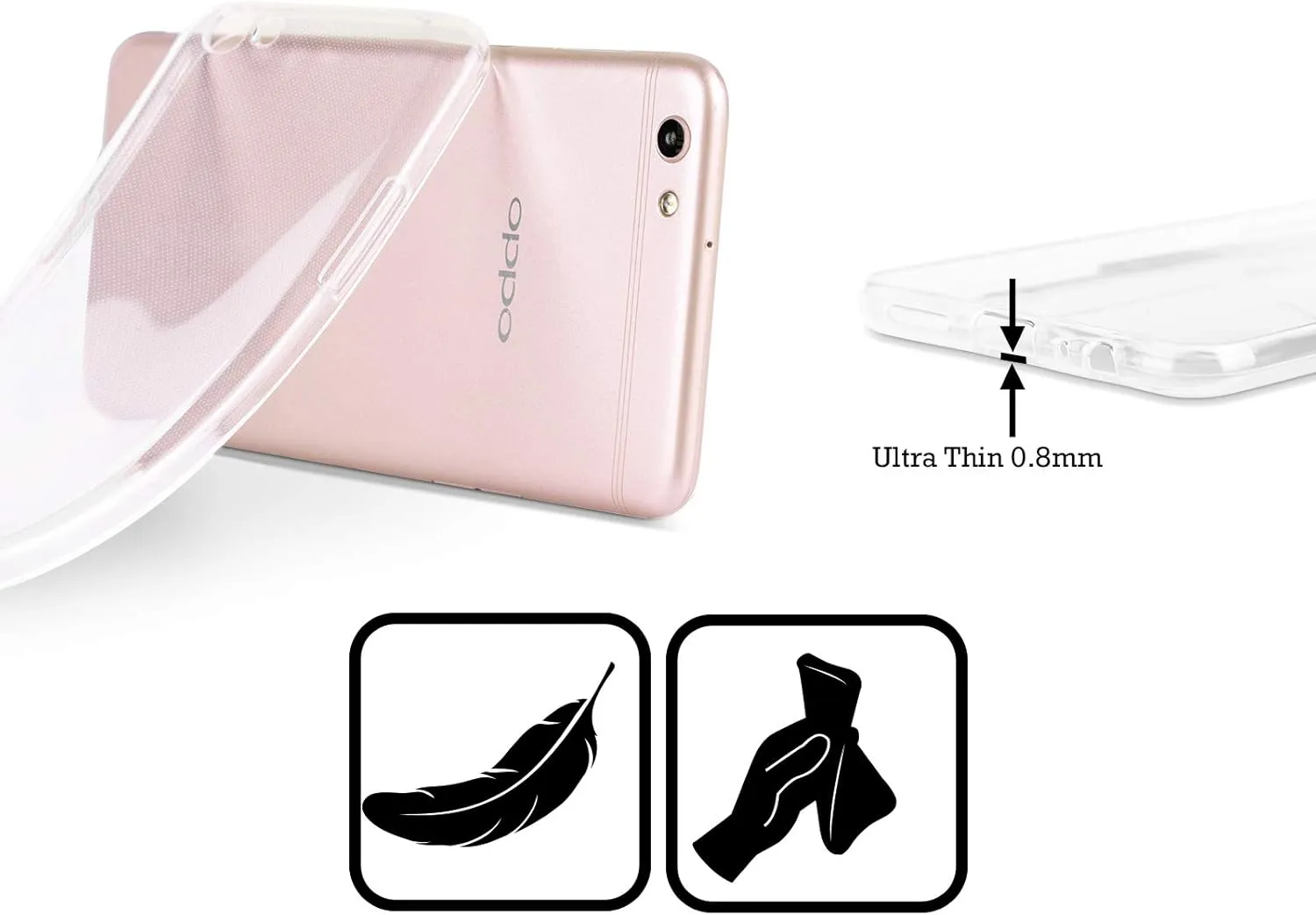 Head Case Designs Officially Licensed Vincent HIE Loving Wolves Canidae Soft Gel Case Compatible with Oppo Find N2 Flip