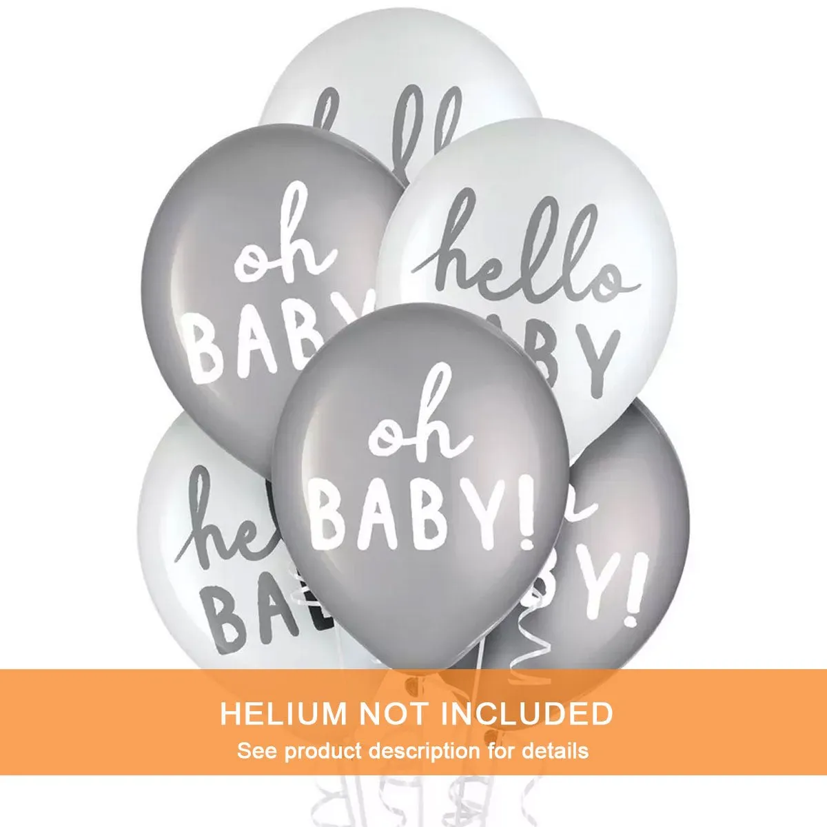 Hello Baby Soft Jungle Latex Balloon Pack, 12" | 15 ct