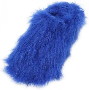 Home Slipper Women's Warm Cute Long Fleece Plush Indoor House SPA Slippers Clogs