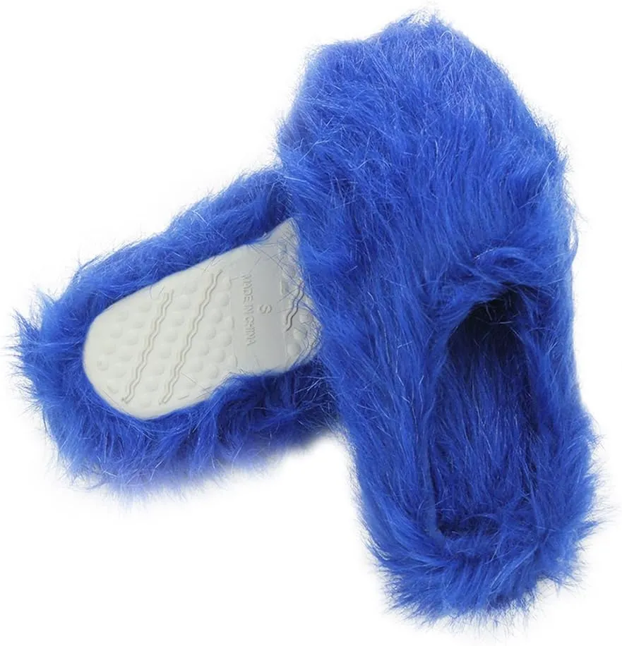 Home Slipper Women's Warm Cute Long Fleece Plush Indoor House SPA Slippers Clogs