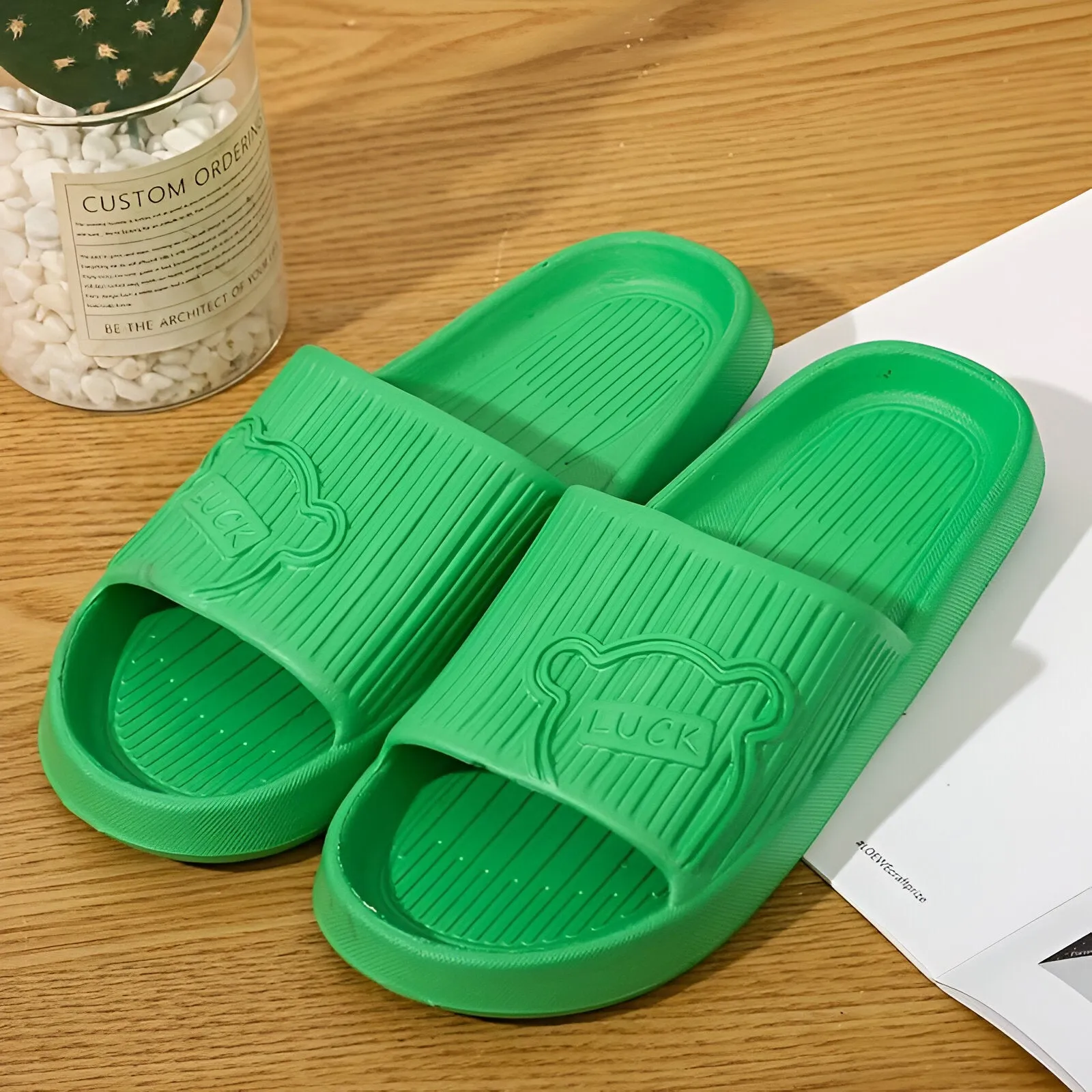 Home Slippers Men Women Non-Slip Bathing Shower Sandals~5256
