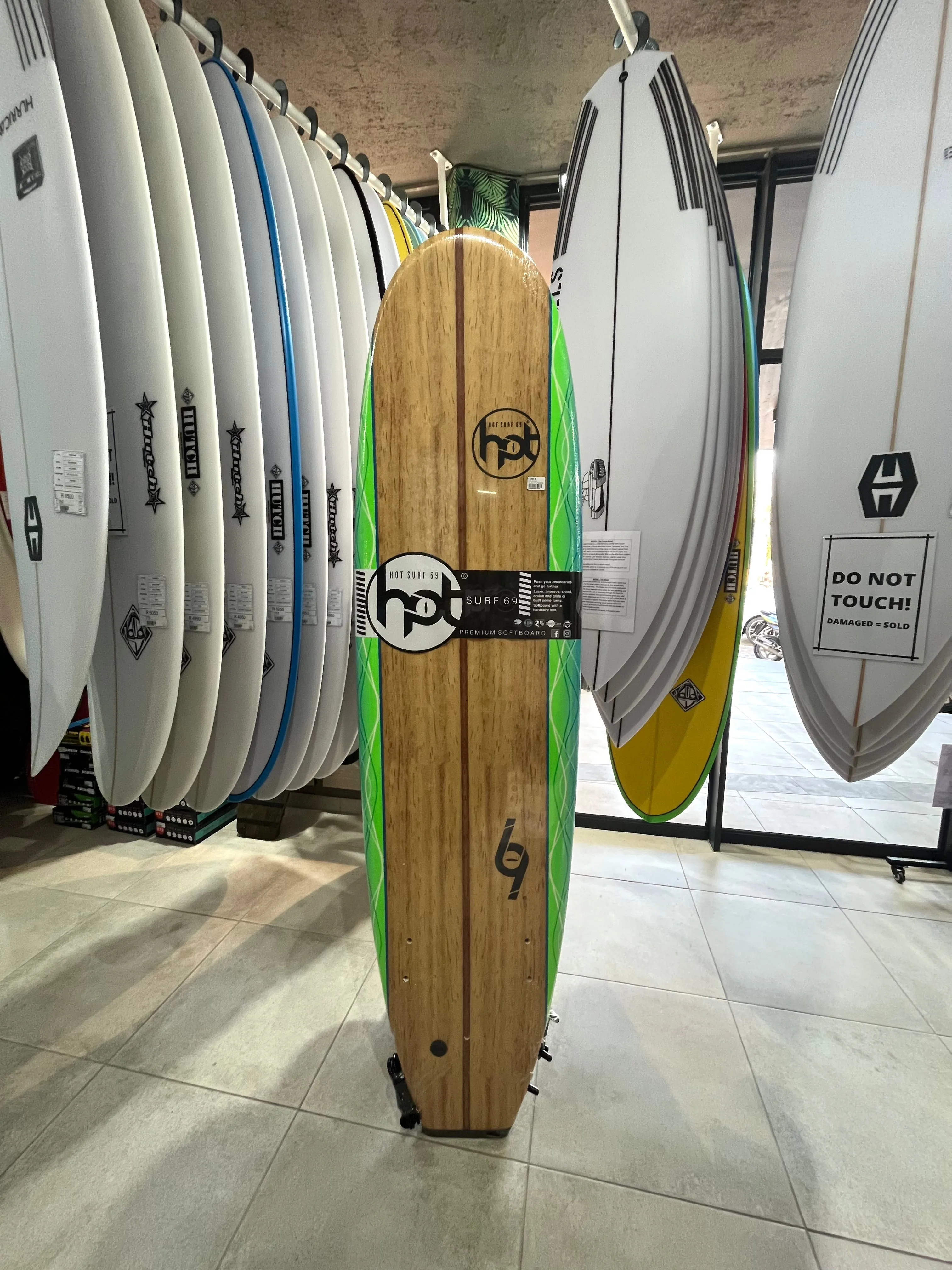 Hot 69 Soft Top 7.0ft Surfboard