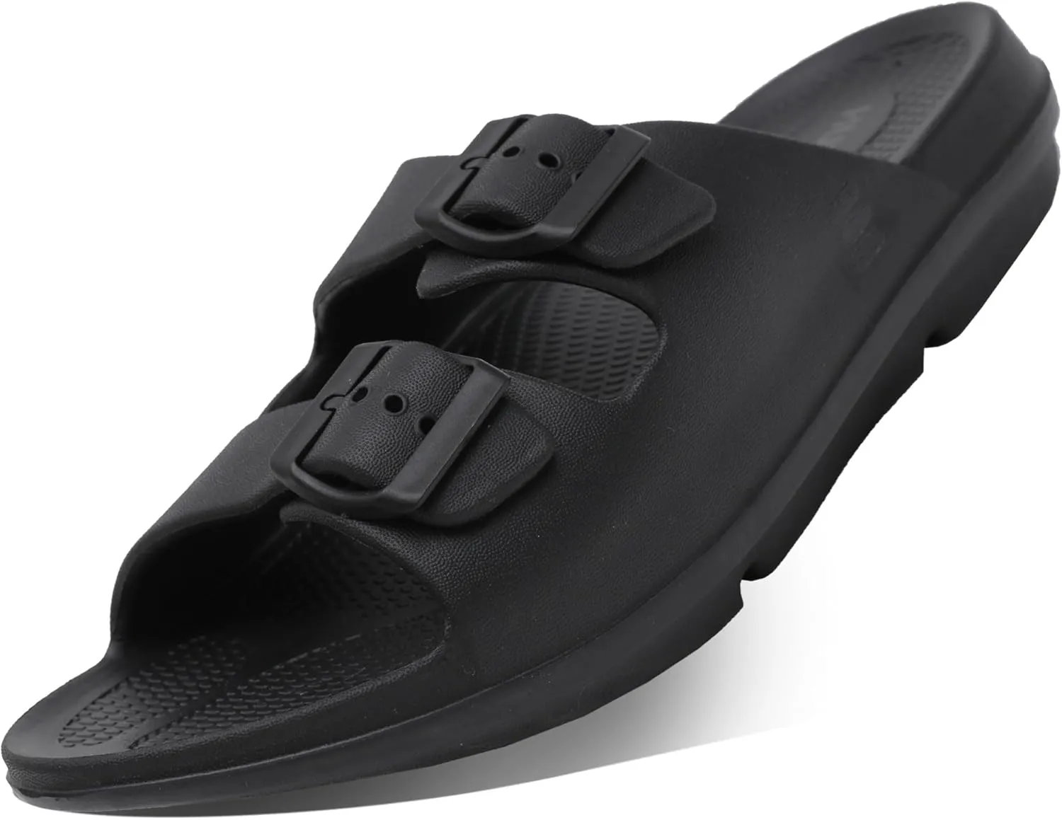 HUHV Recovery Comfort Sandals- Orthopedic Flip-Flop and Slide Sandals with Arch Support and Extra Cushion EVA Footbed for Men and Women