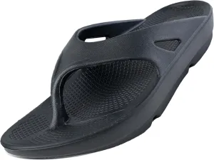 HUHV Recovery Comfort Sandals- Orthopedic Flip-Flop and Slide Sandals with Arch Support and Extra Cushion EVA Footbed for Men and Women