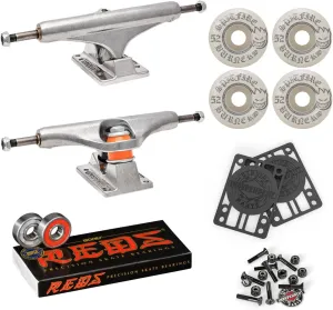 INDEPENDENT Skateboard Trucks 149 Mid   52mm Spitfire Burners Wheels, Bones Bearings