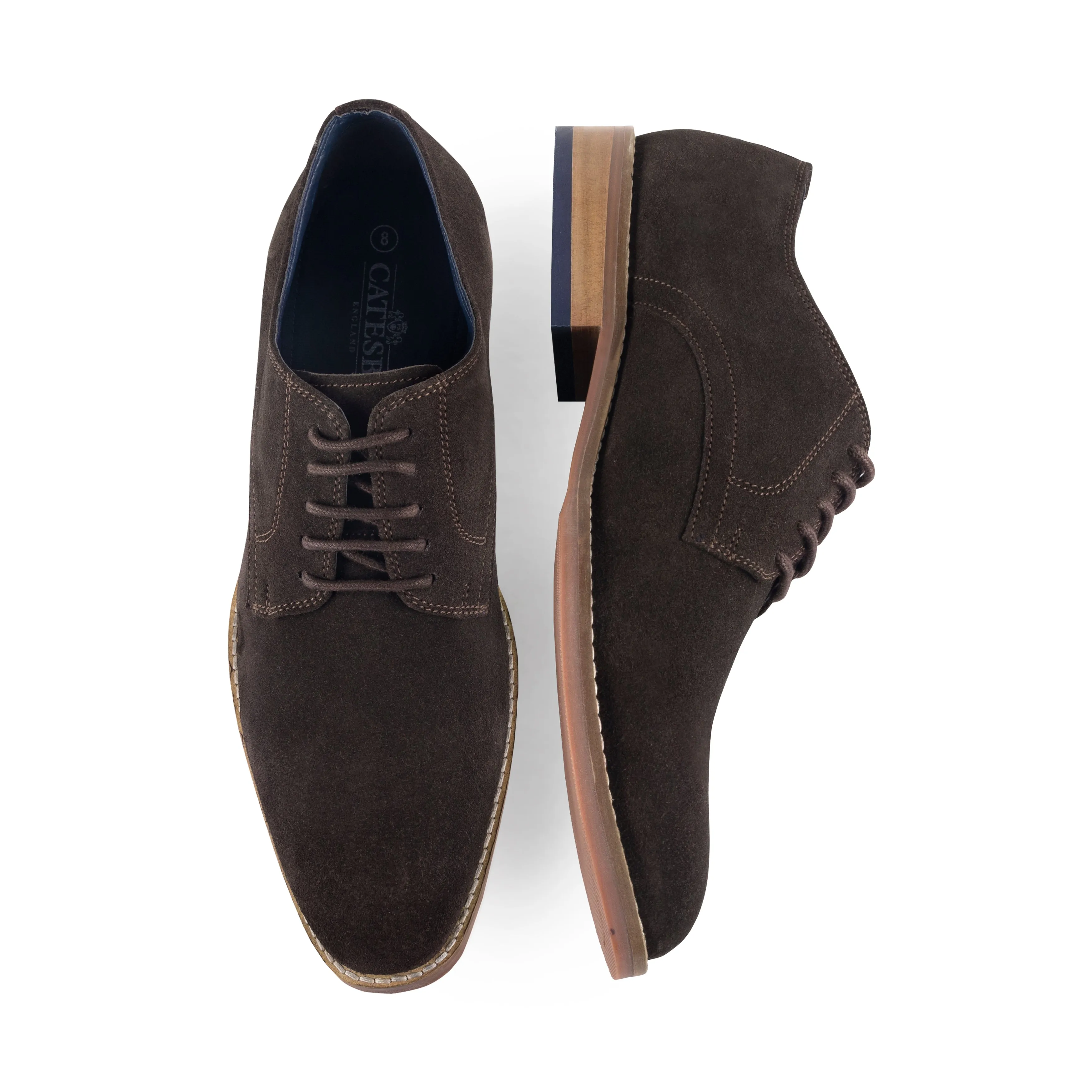 James Men's Derby Shoe - CHOCOLATE BROWN
