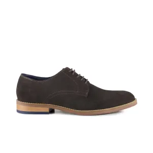 James Men's Derby Shoe - CHOCOLATE BROWN