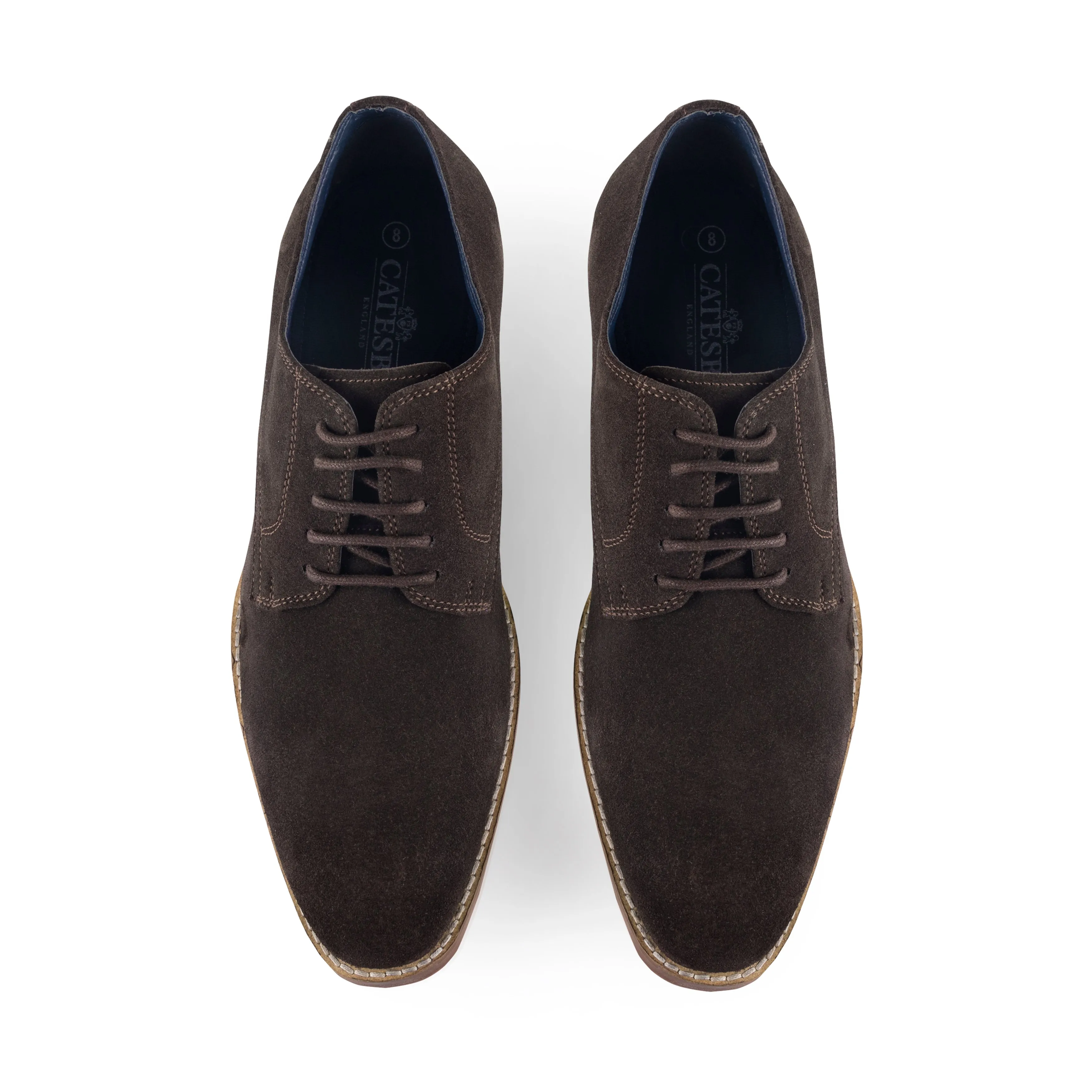 James Men's Derby Shoe - CHOCOLATE BROWN