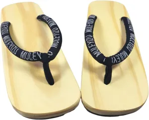 Japanese Couple Summer Wooden Indoor Outdoor Clog Shoes Unisex Cosplay Wood Versatile Non-Slip