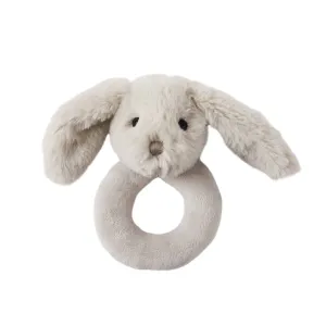 Jiggle & Giggle | Bunny Rattle - Grey