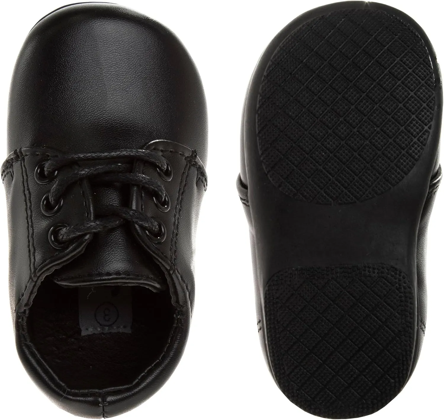 Josmo Baby Boys’ Dress Shoes – Casual Leatherette Derby Walking Shoes (Infant/Toddler)