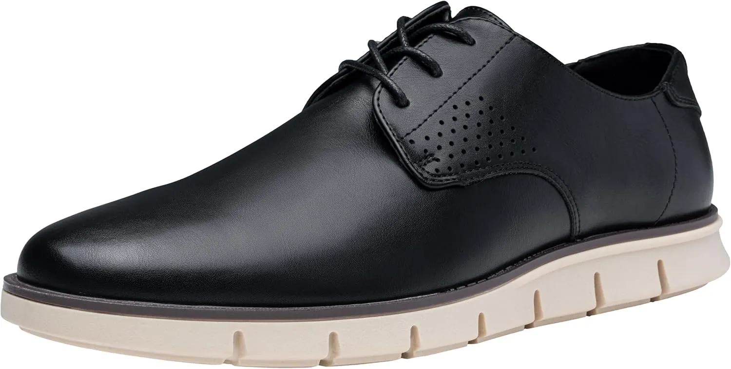 Jousen Mens Dress Shoes Oxfords Casual Retro Classic Comfortable Formal Derby Business Dress Shoes for Men