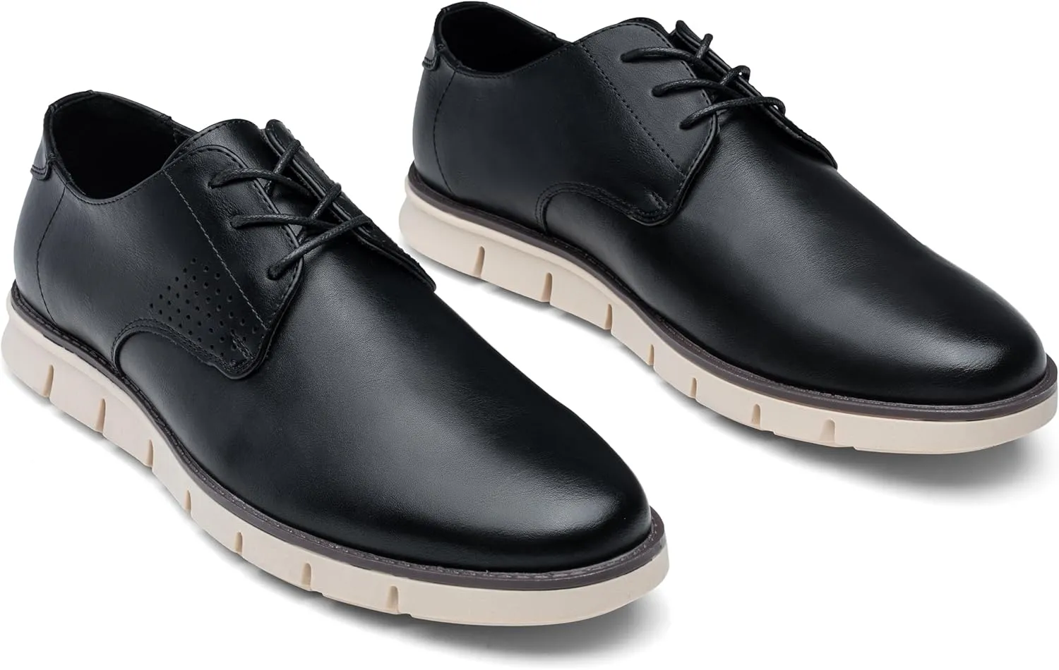 Jousen Mens Dress Shoes Oxfords Casual Retro Classic Comfortable Formal Derby Business Dress Shoes for Men