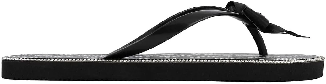 Juicy Couture Women's Flip Flops – Lightweight Beach Sandals, Casual Shower & Pool Slides