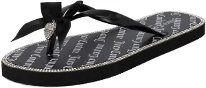 Juicy Couture Women's Flip Flops – Lightweight Beach Sandals, Casual Shower & Pool Slides