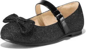 K KomForme Girl's Ballet Flats Non-Slip Soft Mary Jane Walking Party Dress Shoes for Toddler/Little Kid/Big Kid