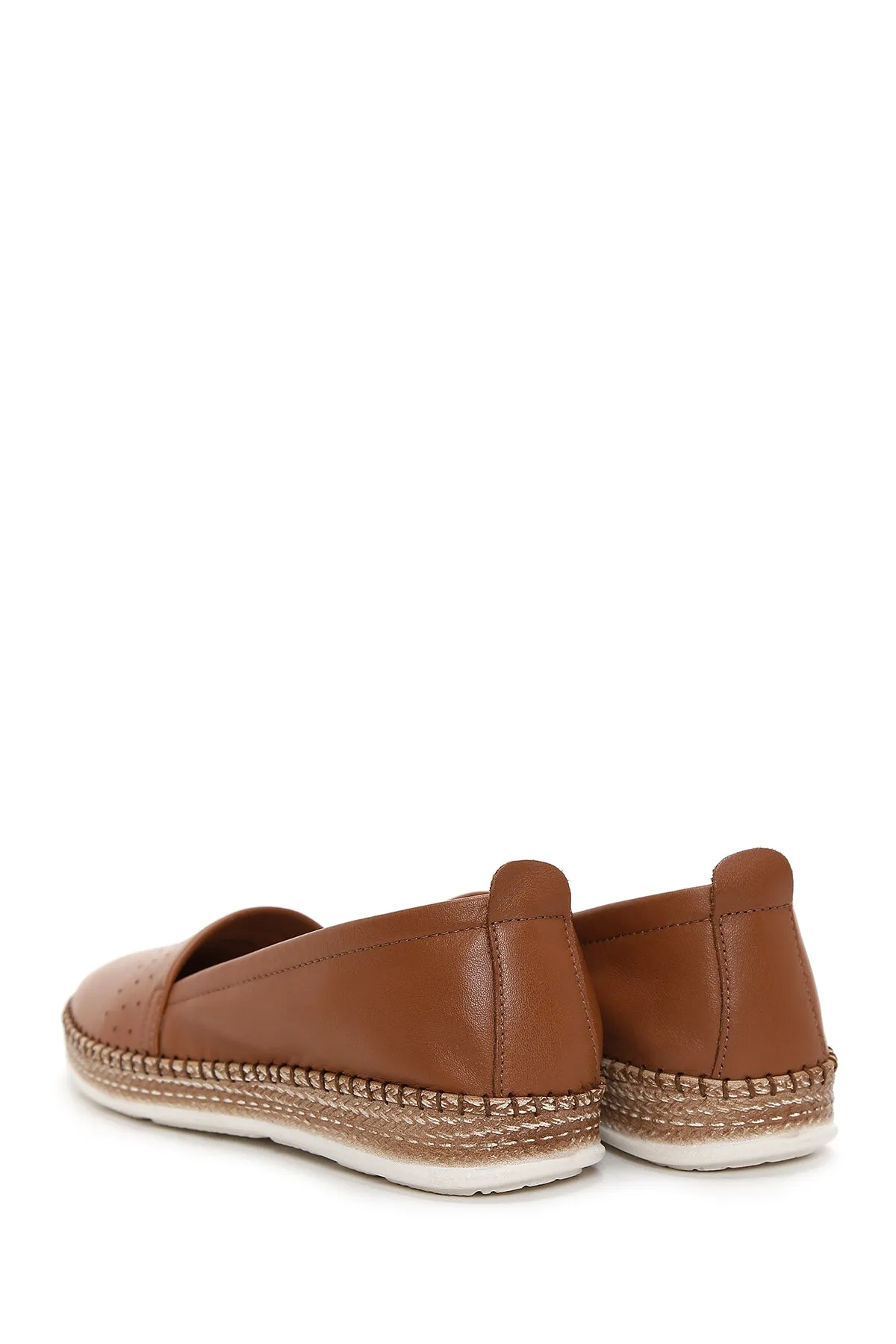 Kadın Taba Deri Comfort Loafer