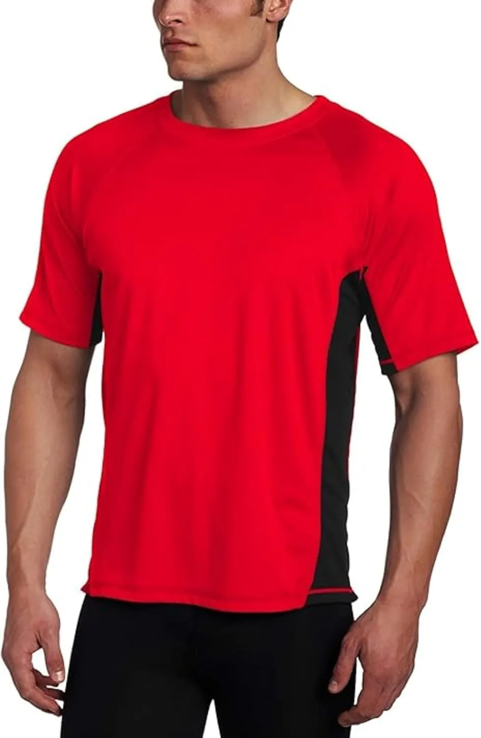 Kanu Surf Men's Short Sleeve UPF 50 Swim Shirt Rash Guard Sun Shirt (Regular & Extended Sizes)