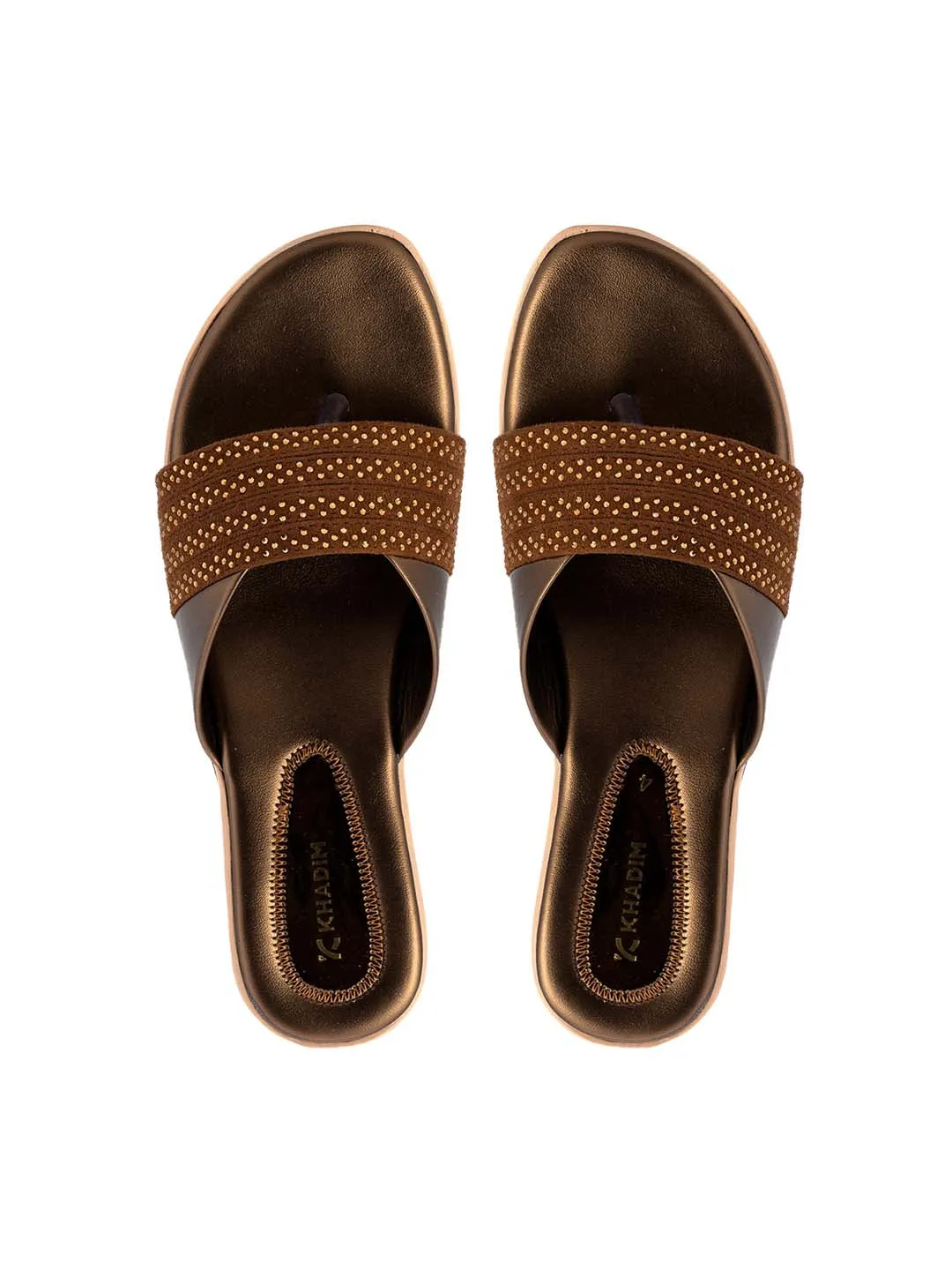 Khadim Flat Slip On Sandal for Women