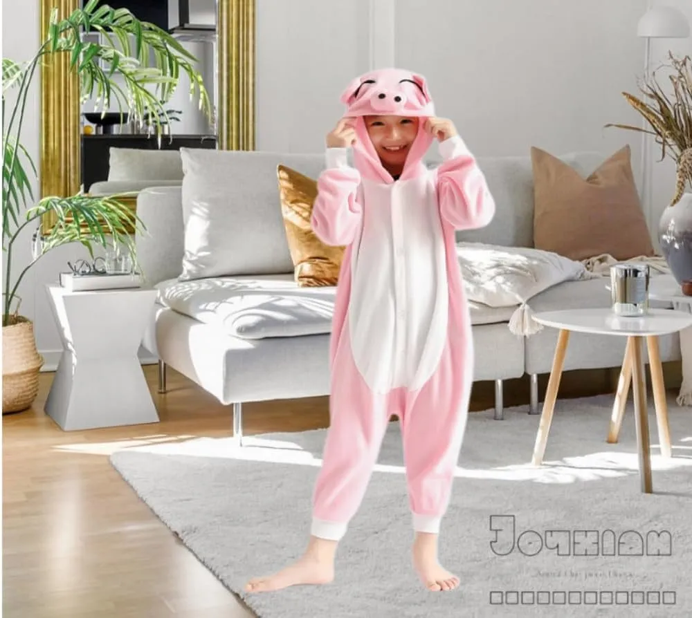 Kids Onesie Animal One Piece Pajamas Halloween Christmas Cosplay Costume