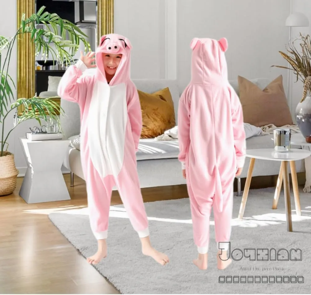 Kids Onesie Animal One Piece Pajamas Halloween Christmas Cosplay Costume