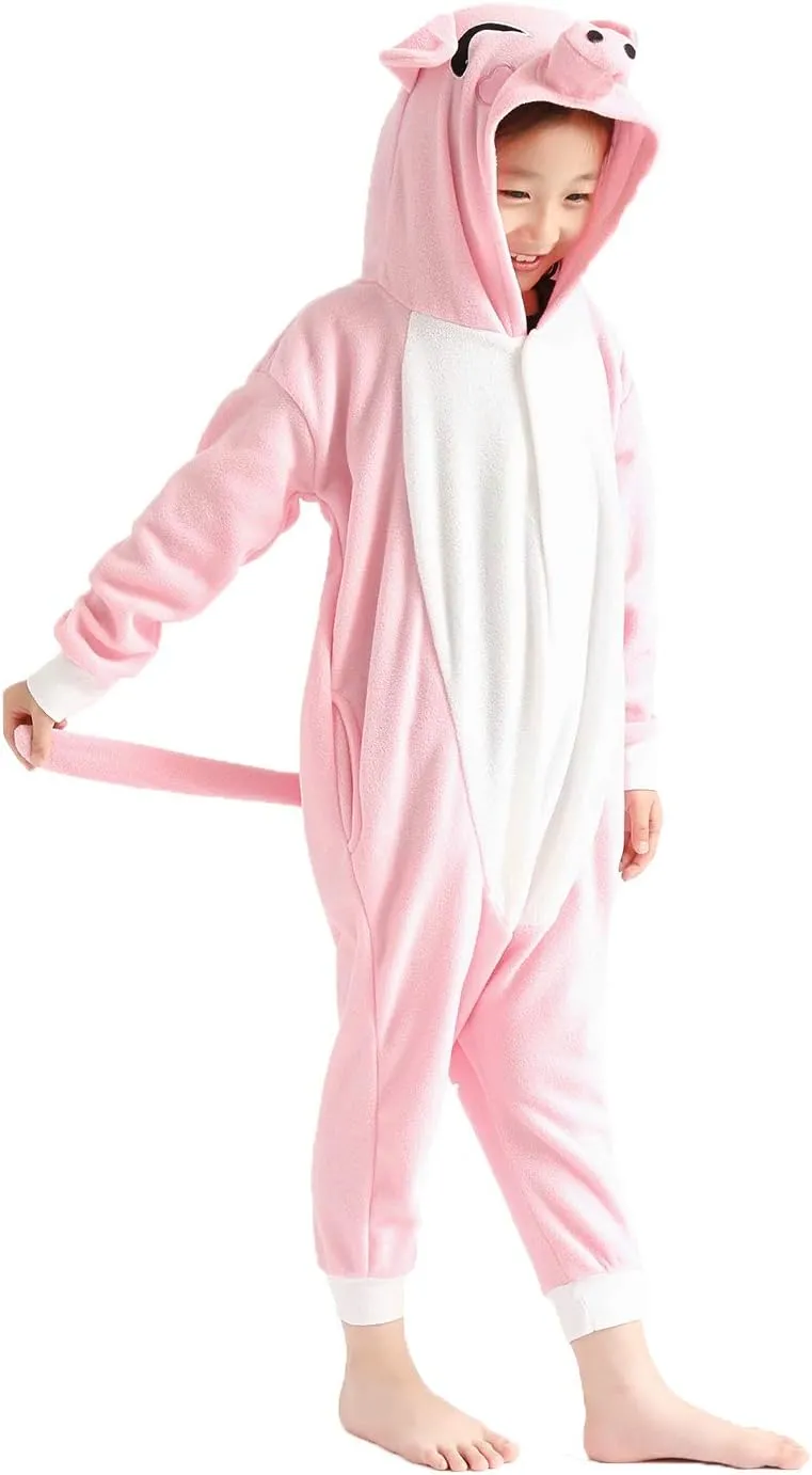 Kids Onesie Animal One Piece Pajamas Halloween Christmas Cosplay Costume