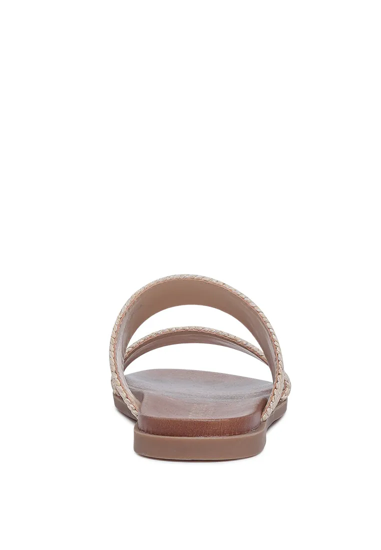 kimia raffia slip-on flats