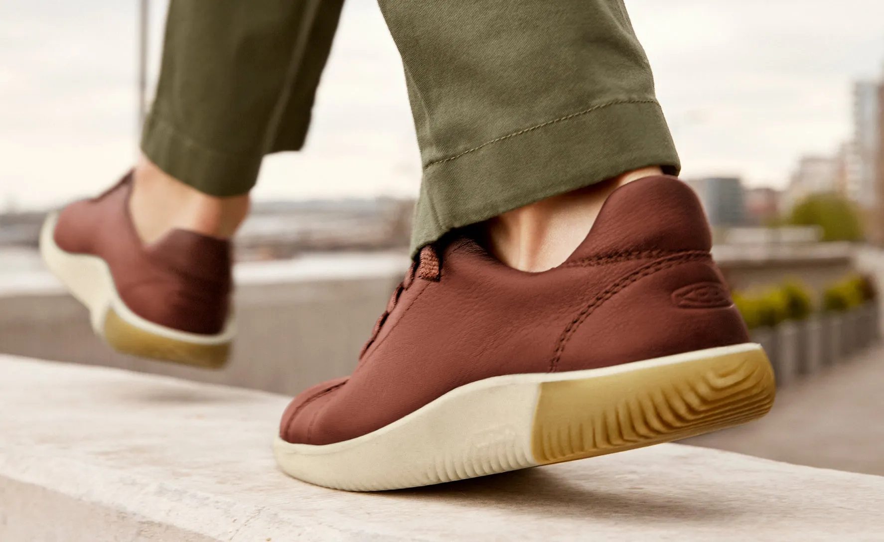 KNX Ledersneaker für Herren  |  Tortoise Shell/Plaza Taupe