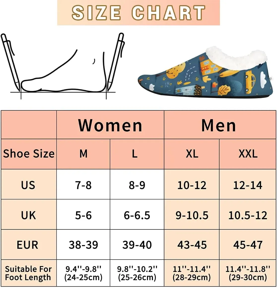 KOBLEN Building Tree Map Slippers for Women House Shoes with Fleece Lining Wide Comfy Full Slippers Lightweight Cozy Loafer with Rubber Sole Unisex Slippers Adults for Indoor Outdoor