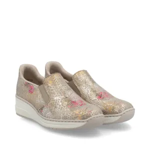 Ladies 48761 - Ladies Slip on in Beige Multi