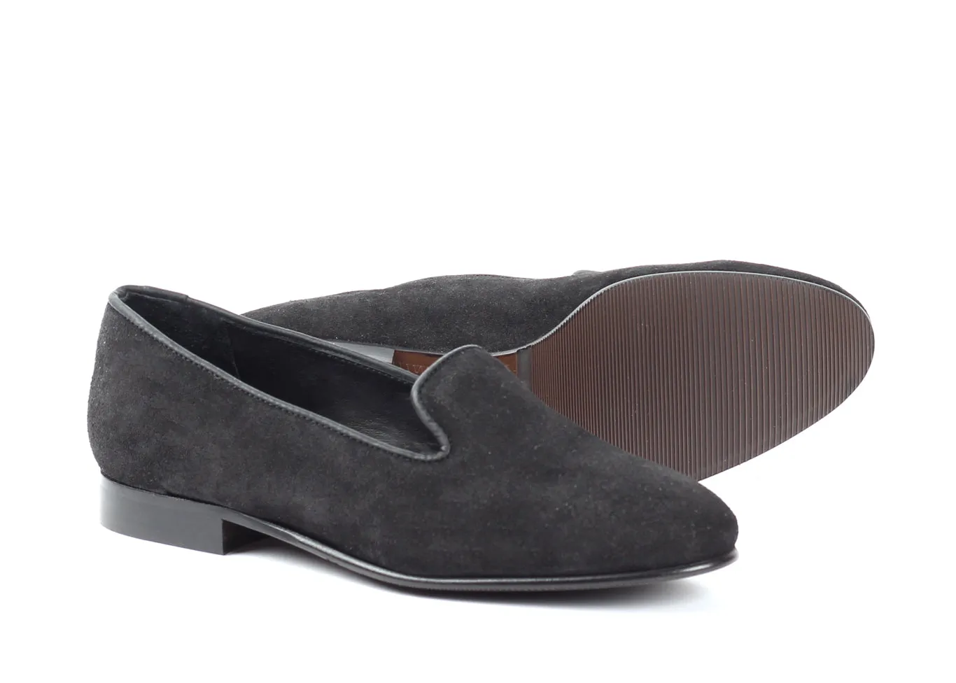 Lady Loafer - Black Suede
