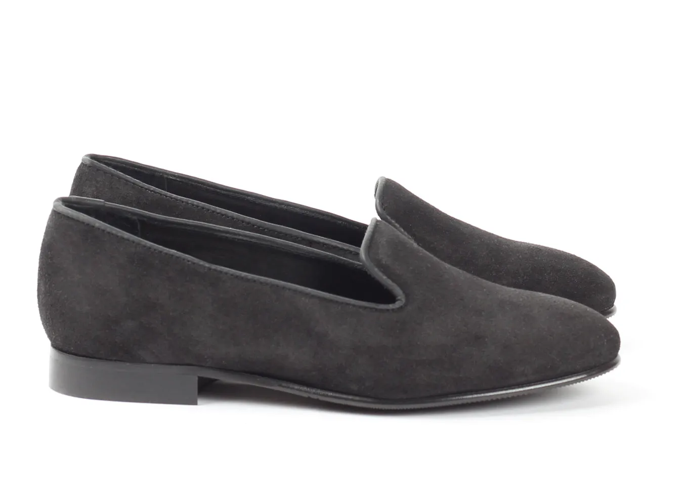 Lady Loafer - Black Suede