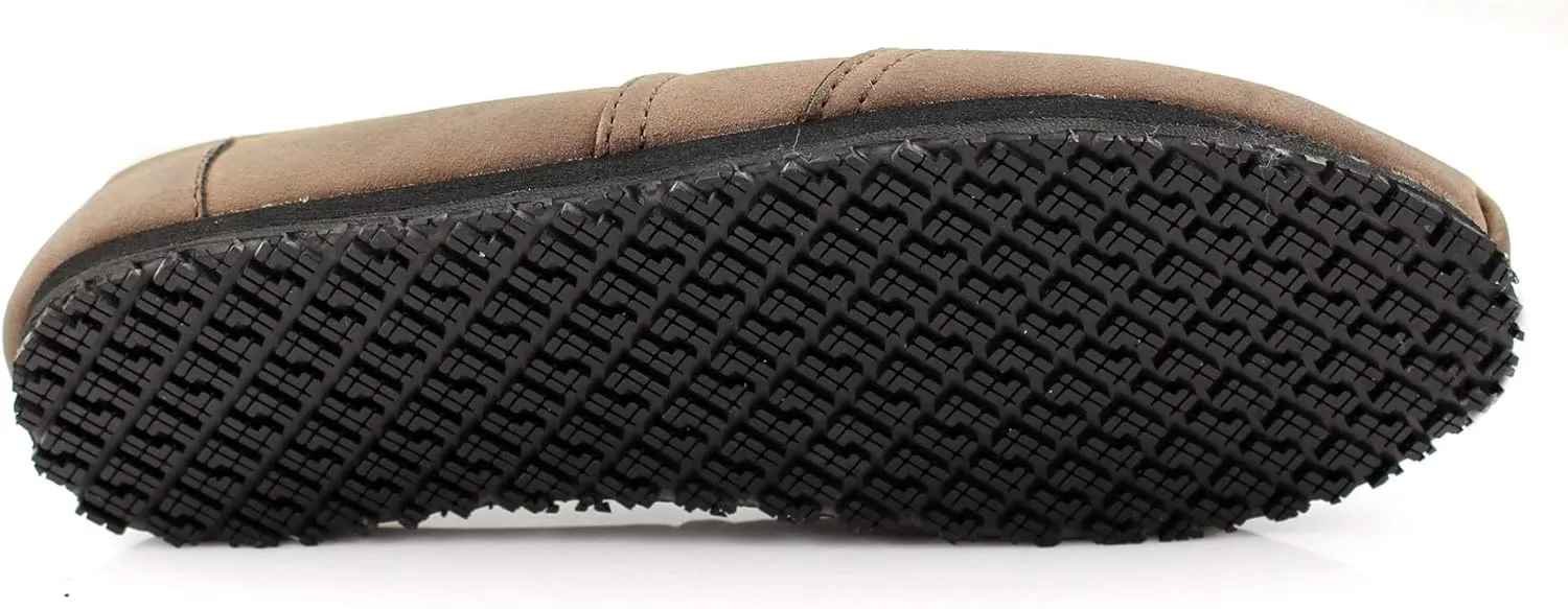 Laforst Women's Slip and Oil Resistant Non Slip Work Shoes Jess PU Slip-On Flat