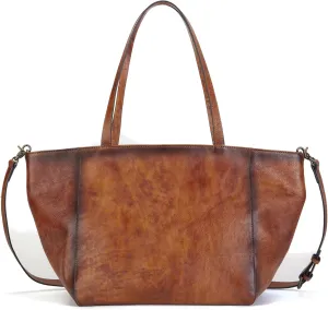 Large Tote Bag for Women Genuine Leather Handbag Purse Women's Shoulder Bags Soft Travel Purses