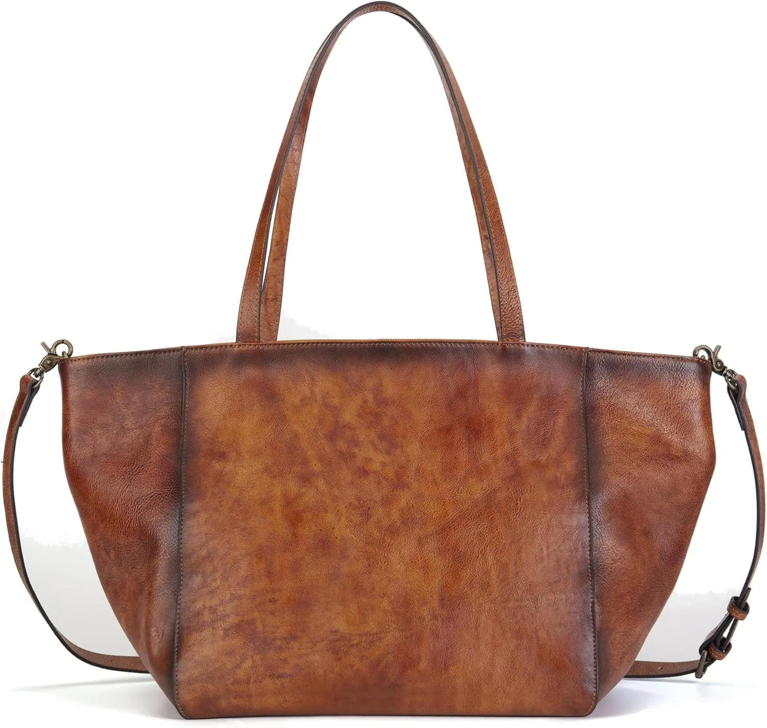 Large Tote Bag for Women Genuine Leather Handbag Purse Women's Shoulder Bags Soft Travel Purses