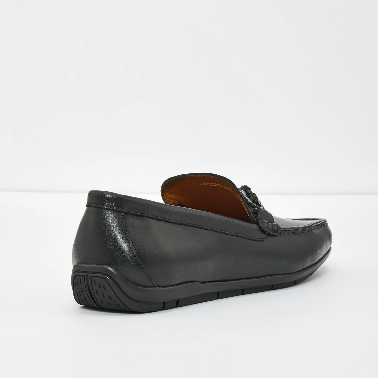 LEANGELO-TR Erkek Siyah Loafer