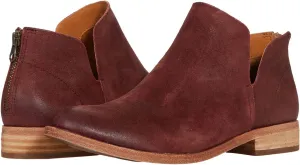 LEHOOR Low Chunky Heel Western Ankle Boots for Women Round Closed Toe V Cut Cowboy Booties Back Zipper 1 inch Stacked Heel Dress Short Boots Cut-Out Casual Classic Office Winter 4-11 M US