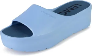 Lemon Jelly Women's Sunny Platform Sandals - Cute Water-Friendly Comfort Wedges for the Beach or Casual Wear - Super Lightweight Slip-On Flip Flops for Ladies