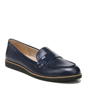 LifeStride Womens Zee Loafer, Navy Shiny, 9.5 Wide US