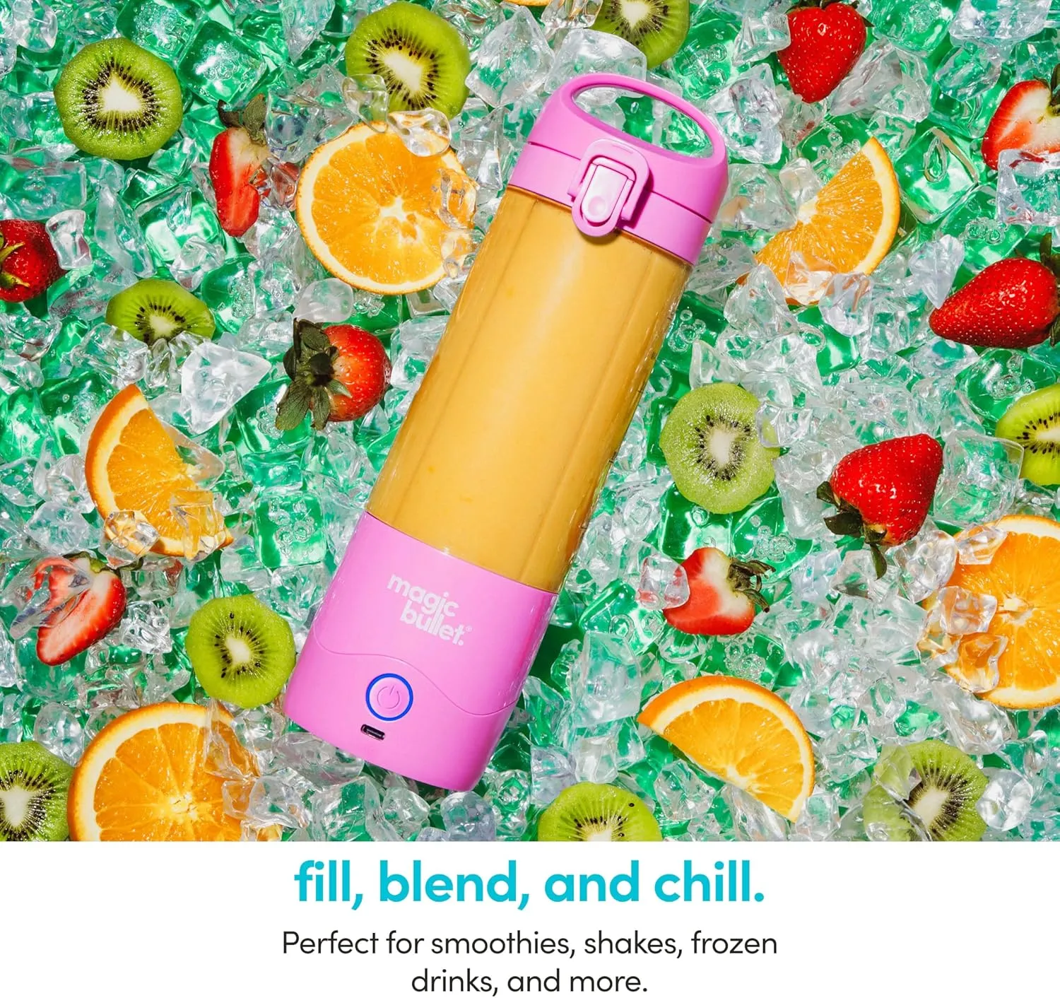 magic bullet Portable Blender MBPB50100FP Flamingo Pink