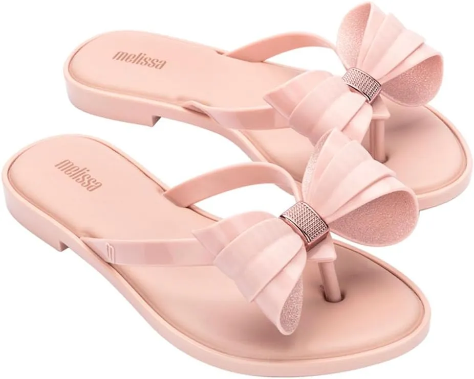 Melissa Slim V Women's Flip Flops- Jelly Flip Flops for Women, Slip on Women's Sandals, Women's Summer Fashion, Adult Jellies