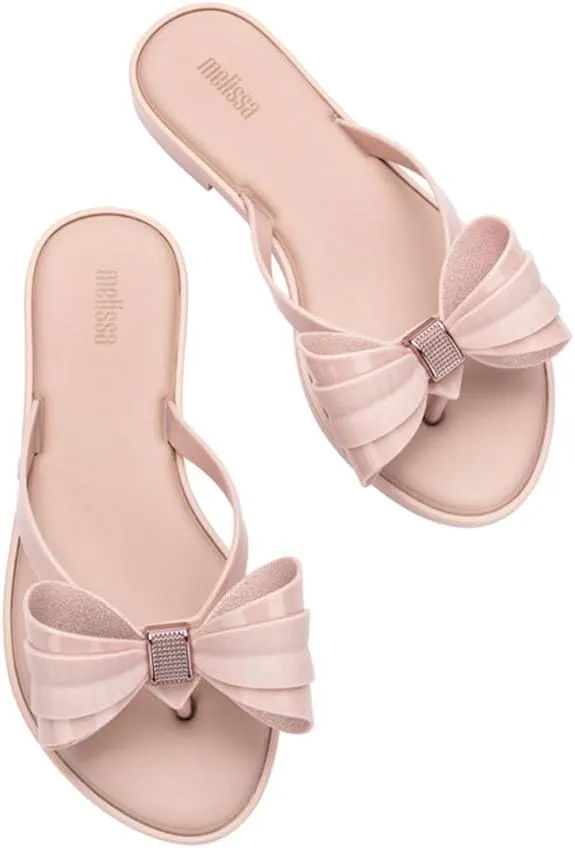 Melissa Slim V Women's Flip Flops- Jelly Flip Flops for Women, Slip on Women's Sandals, Women's Summer Fashion, Adult Jellies