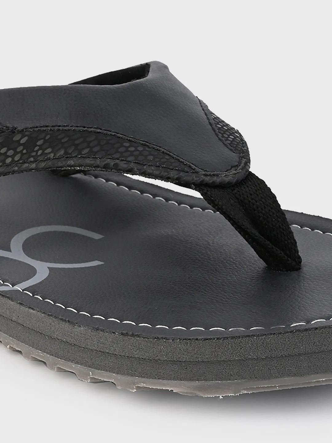 Men's Anti-Skid Rubber Sole Comfort Footbed Water-Resistant Light Weight Flip-Flops